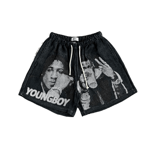 RDMCLOTHINGART tapestry hoodie YOUNGBOY TAPESTRY SHORTS