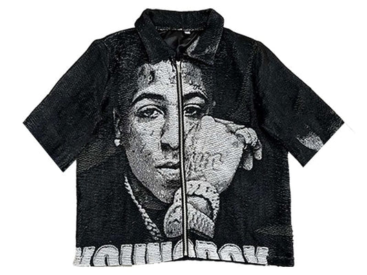 RDMCLOTHINGART tapestry hoodie YOUNGBOY TAPESTRY TEE