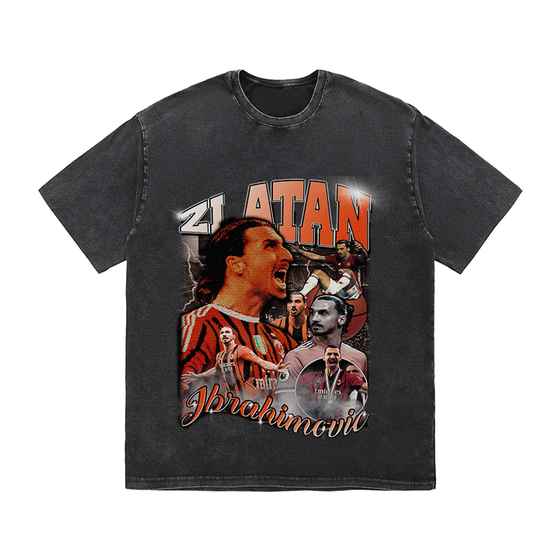 RDMCLOTHINGART tapestry hoodie ZLATAN HEAVY WEIGHT COTTON TEE-9181