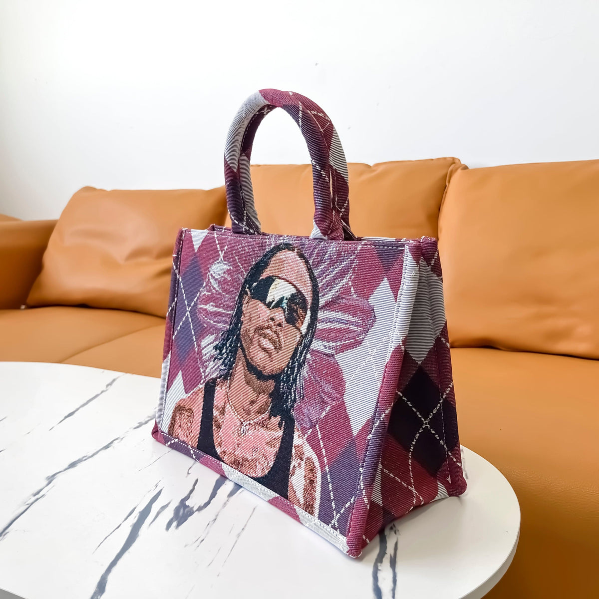 STEVE LACY TAPESTRY TOTE BAG - RDMCLOTHINGART
